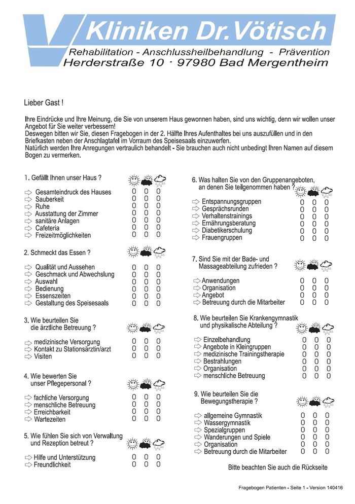 Fragebogen - Seite 1 Fragebogen - Seite 1